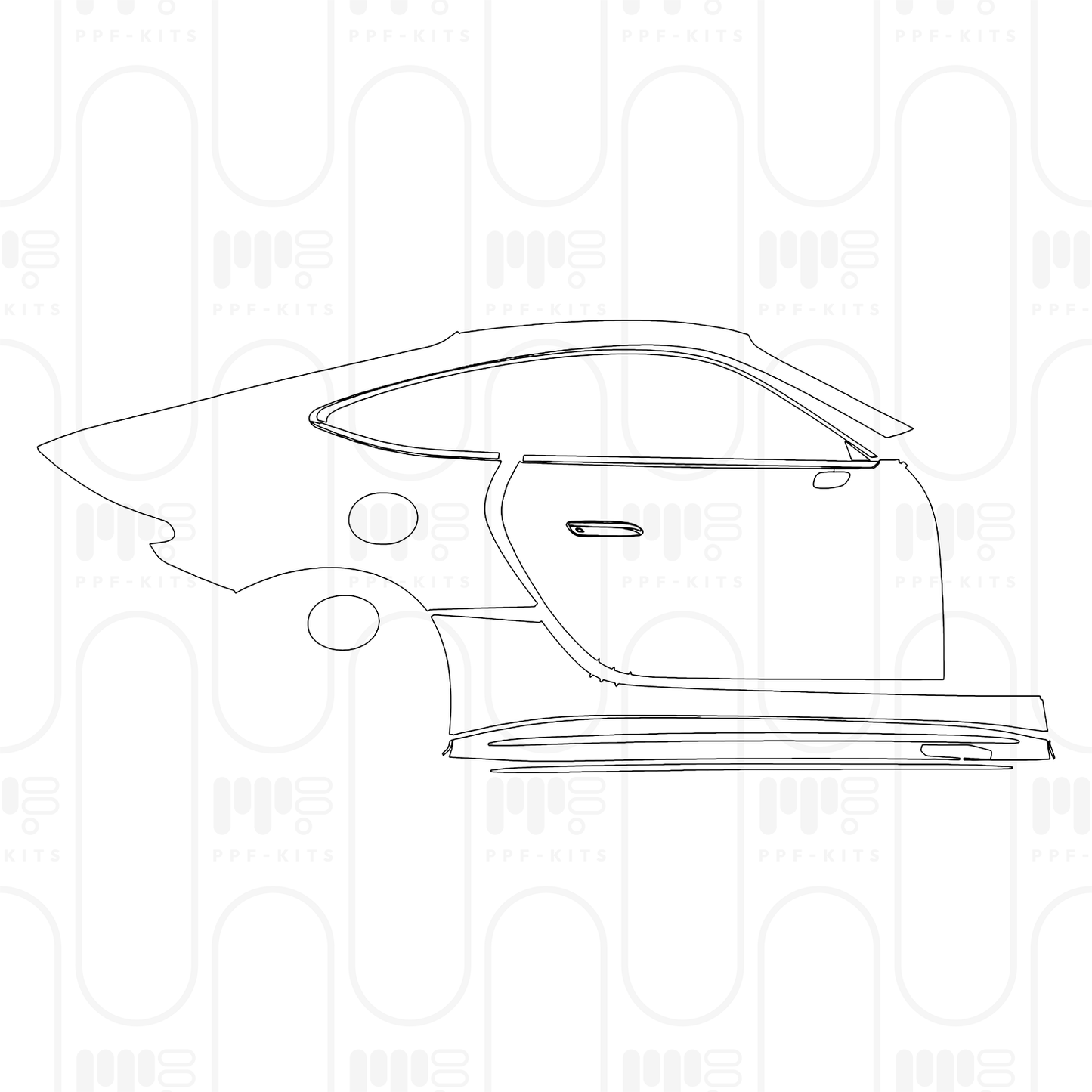 Voorgesneden PPF Mercedes-Benz AMG GT 2-Door AMG GT 43 2025