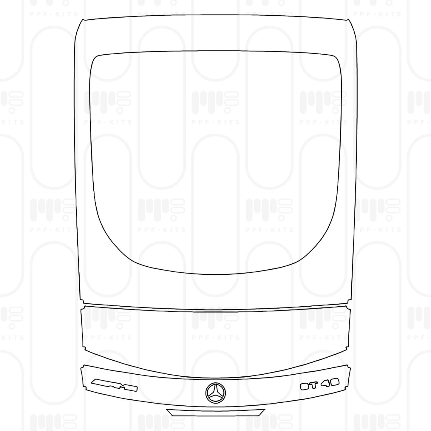 Voorgesneden PPF Mercedes-Benz AMG GT 2-Door AMG GT 43 2025