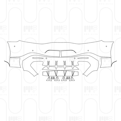Voorgesneden PPF Mercedes-Benz AMG GT 2-Door AMG GT 43 2025