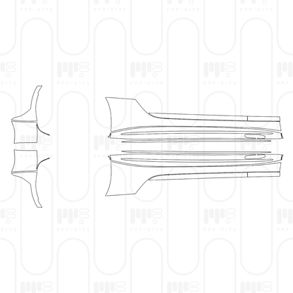 Voorgesneden PPF Mercedes-Benz AMG GT 2-Door AMG GT 43 2025