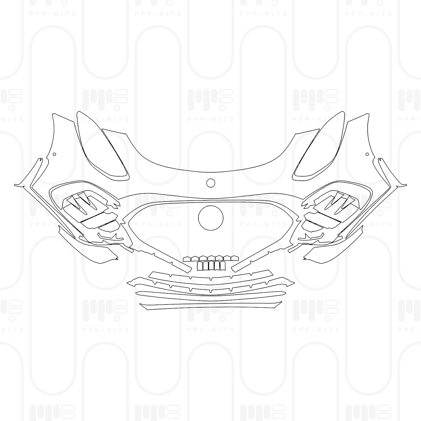 Voorgesneden PPF Mercedes-Benz AMG GT 2-Door AMG GT 63 PRO 4MATIC+ 2026