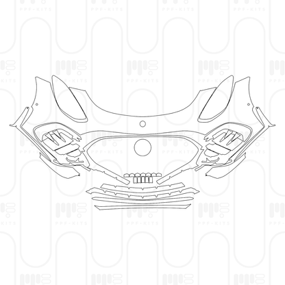 Voorgesneden PPF Mercedes-Benz AMG GT 2-Door AMG GT 63 PRO 4MATIC+ 2026