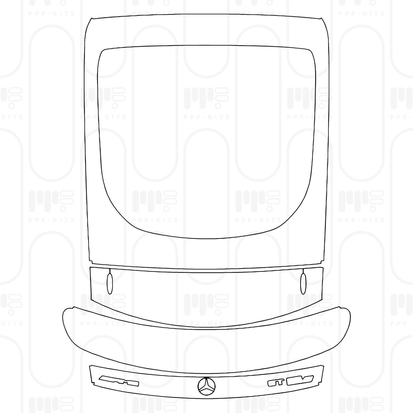 Voorgesneden PPF Mercedes-Benz AMG GT 2-Door AMG GT 63 S E Performance 2026