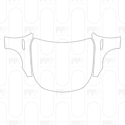 Voorgesneden PPF Mercedes-Benz AMG GT 4-Door 43 2025