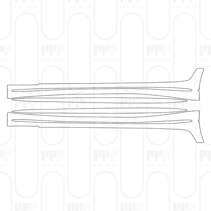 Voorgesneden PPF Mercedes-Benz AMG GT 4-Door 43 2025