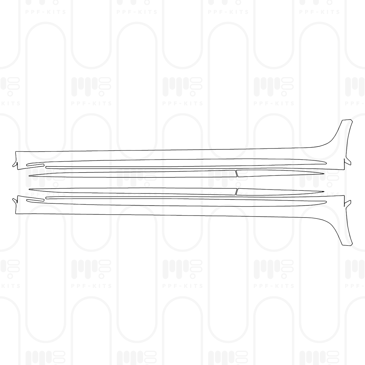 Voorgesneden PPF Mercedes-Benz AMG GT 4-Door 43 2025