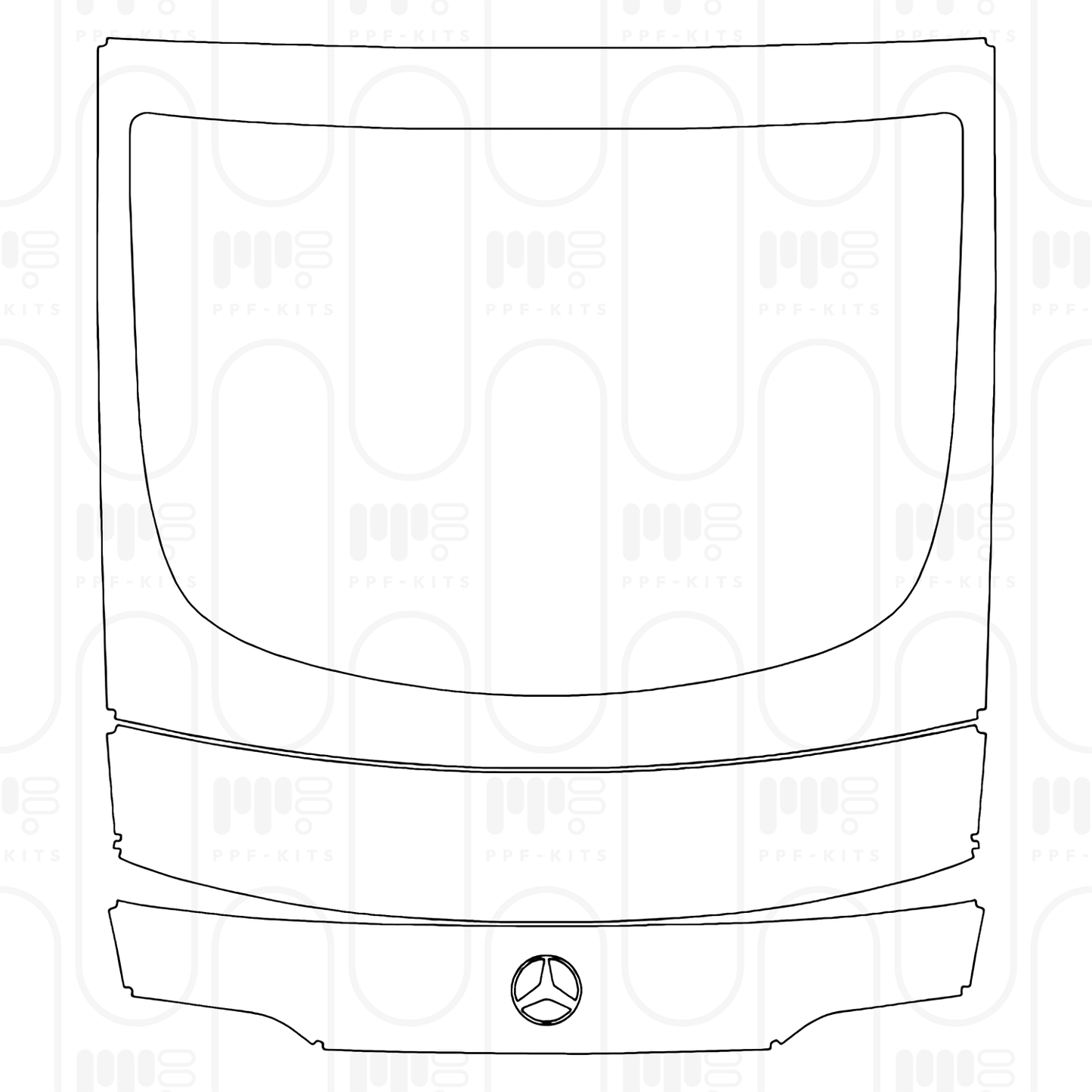 Voorgesneden PPF Mercedes-Benz AMG GT 4-Door 43 2025