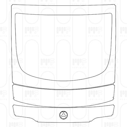 Voorgesneden PPF Mercedes-Benz AMG GT 4-Door 43 2025