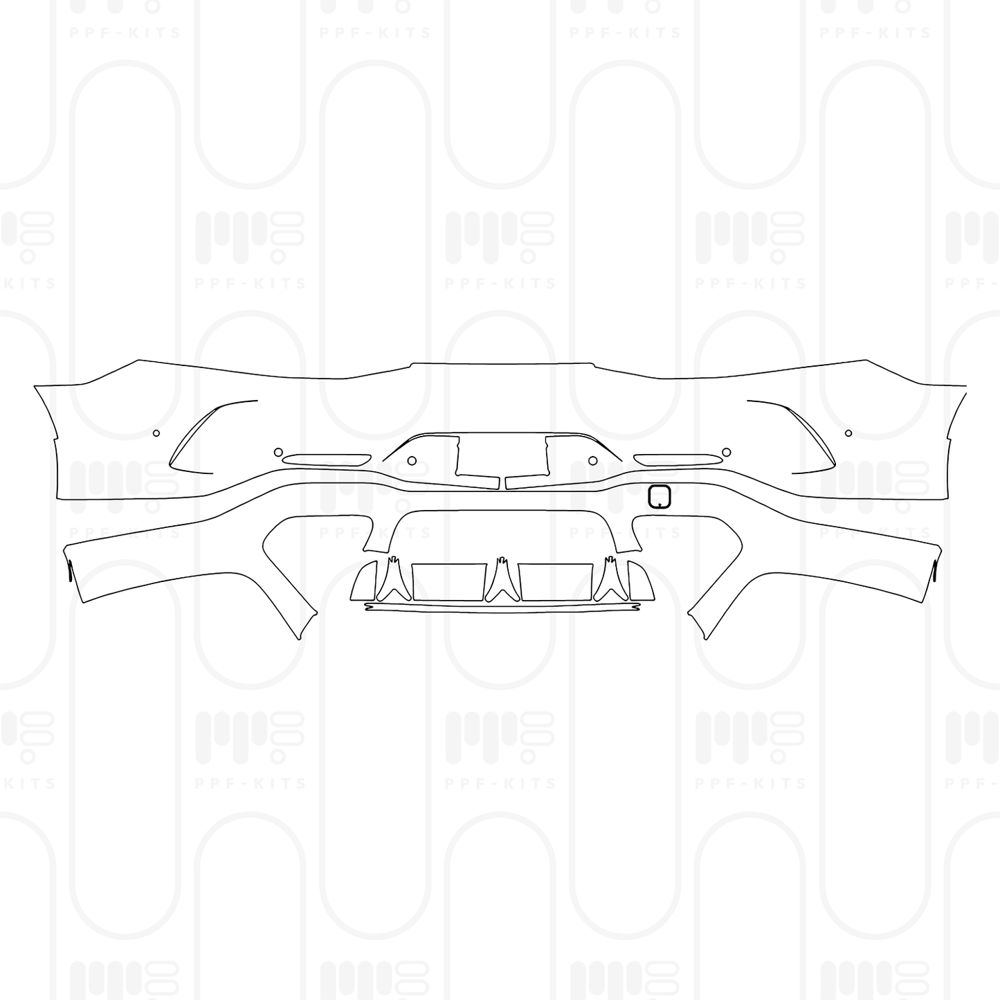 Voorgesneden PPF Mercedes-Benz AMG GT 4-Door 43 2025