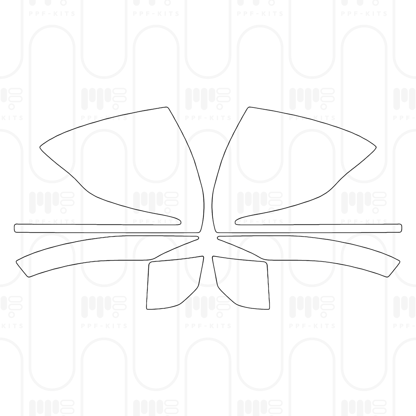 Voorgesneden PPF Mercedes-Benz AMG GT 4-Door 43 2025