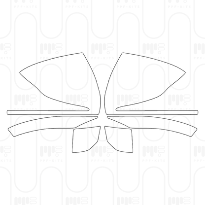 Voorgesneden PPF Mercedes-Benz AMG GT 4-Door 43 2025