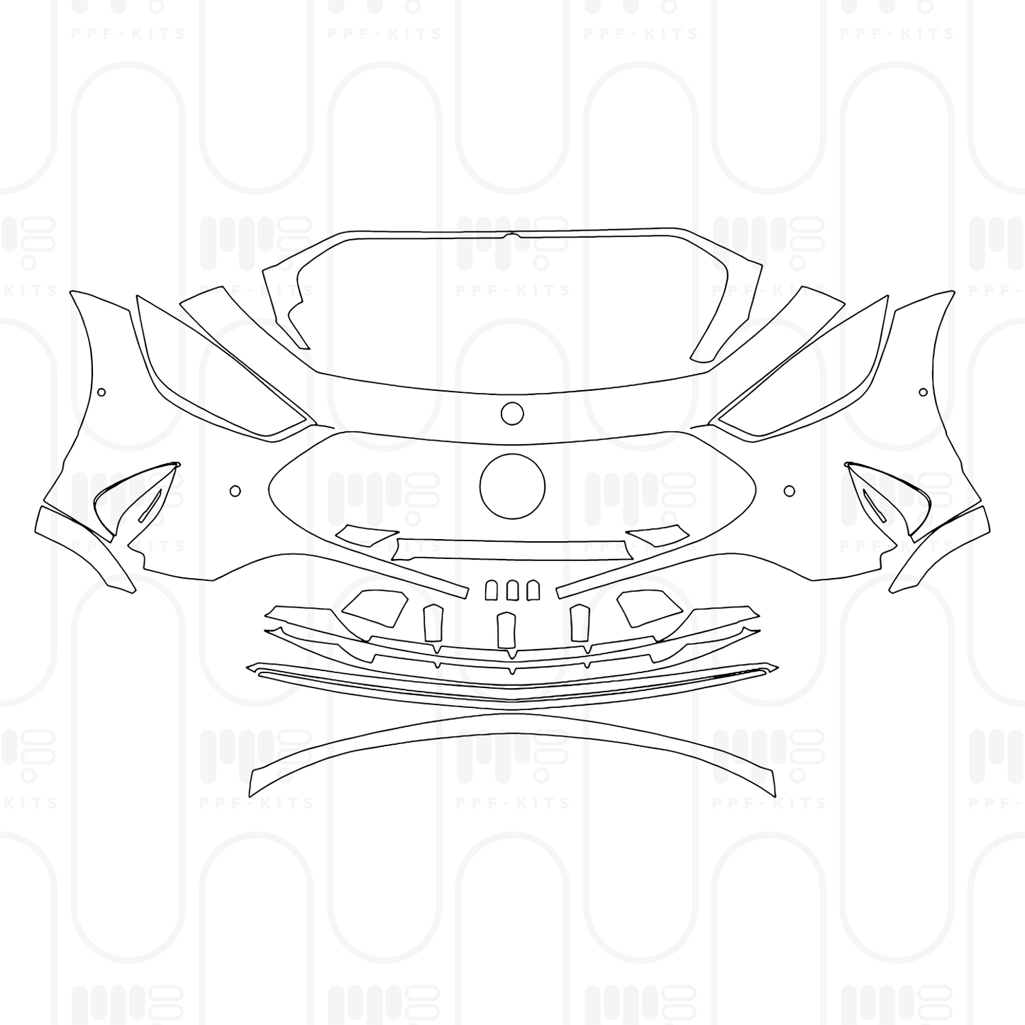 Voorgesneden PPF Mercedes-Benz AMG GT 4-Door 63 2026