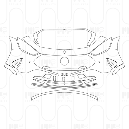 Voorgesneden PPF Mercedes-Benz AMG GT 4-Door 63 2026