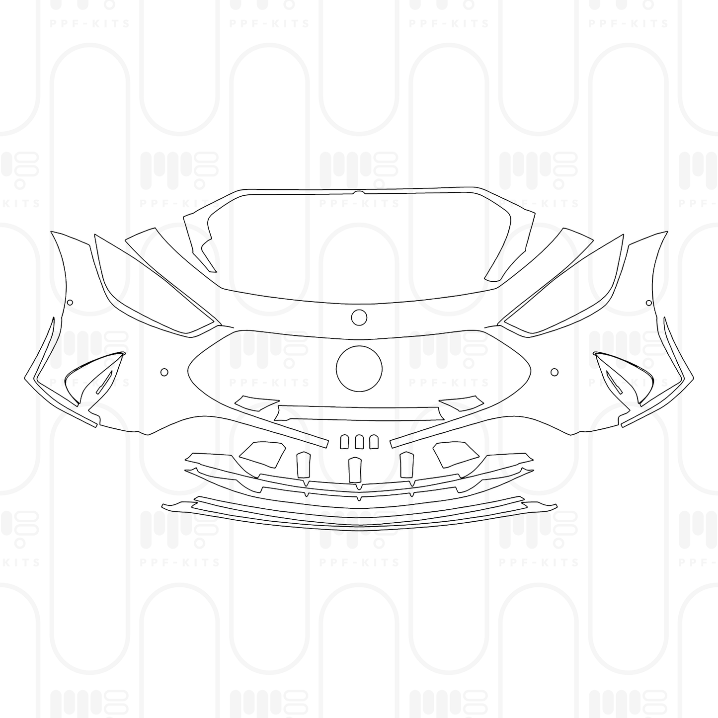 Voorgesneden PPF Mercedes-Benz AMG GT 4-Door 63 2026