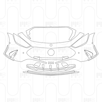 Voorgesneden PPF Mercedes-Benz AMG GT 4-Door 63 2026