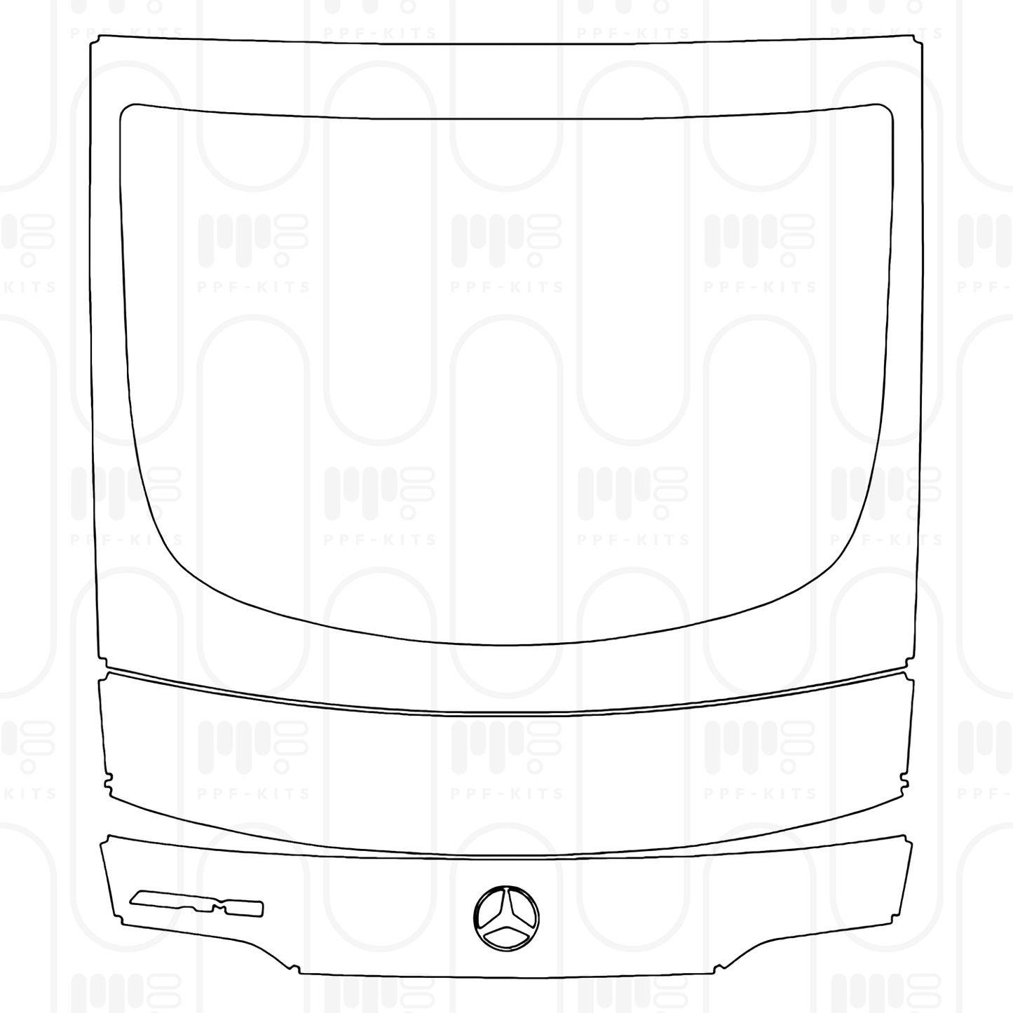 Voorgesneden PPF Mercedes-Benz AMG GT 4-Door 63 2026