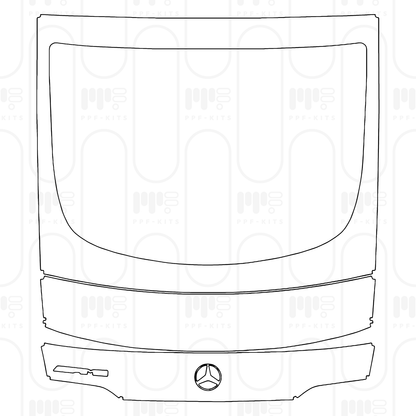 Voorgesneden PPF Mercedes-Benz AMG GT 4-Door 63 2026