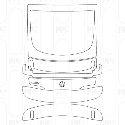 Voorgesneden PPF Mercedes-Benz AMG GT 4-Door 63 2026