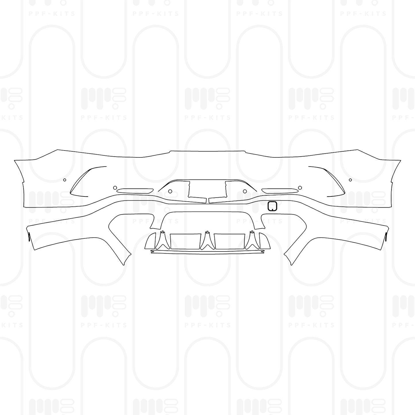 Voorgesneden PPF Mercedes-Benz AMG GT 4-Door 63 2026