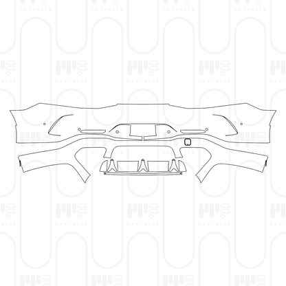 Voorgesneden PPF Mercedes-Benz AMG GT 4-Door 63 2026