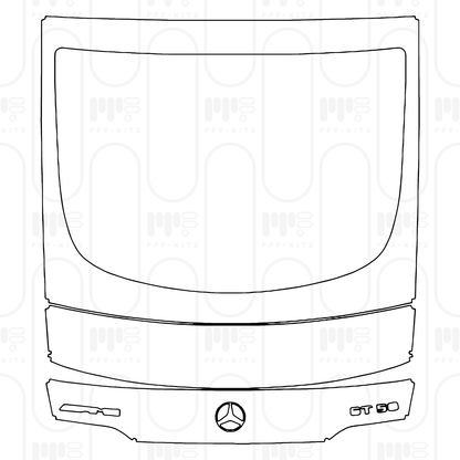 Voorgesneden PPF Mercedes-Benz AMG GT 4-Door 53 2026