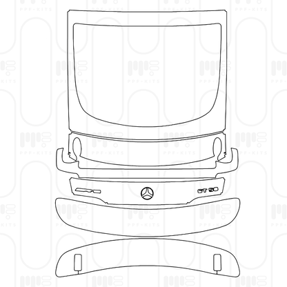 Voorgesneden PPF Mercedes-Benz AMG GT 4-Door 53 2026