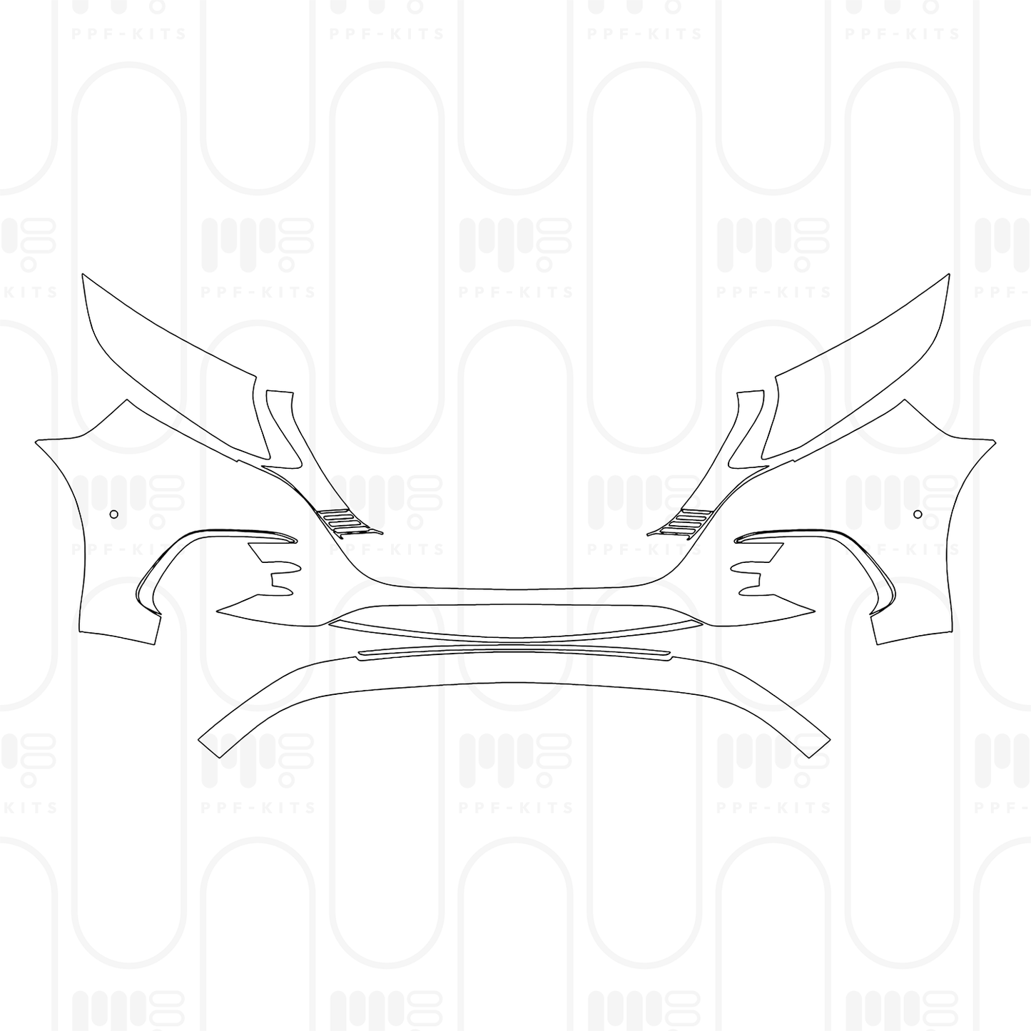 Voorgesneden PPF Mercedes-Benz V Class Standard Wheelbase AMG Line 2026