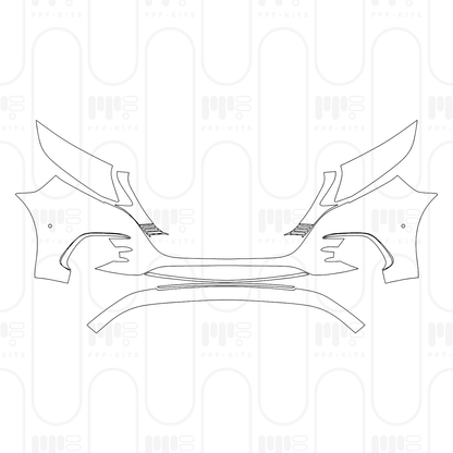 Voorgesneden PPF Mercedes-Benz V Class Standard Wheelbase AMG Line 2026