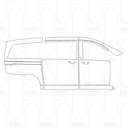 Voorgesneden PPF Mercedes-Benz V Class Standard Wheelbase AMG Line 2026