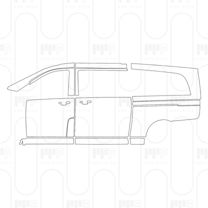 Voorgesneden PPF Mercedes-Benz V Class (Europe) Extra Long AMG Line 2026