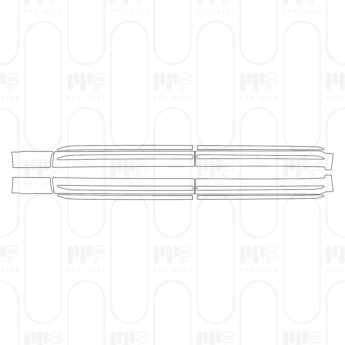 Voorgesneden PPF Mercedes-Benz V Class (Europe) Extra Long AMG Line 2026