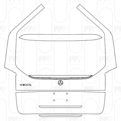 Voorgesneden PPF Mercedes-Benz V Class (Europe) Extra Long AMG Line 2026