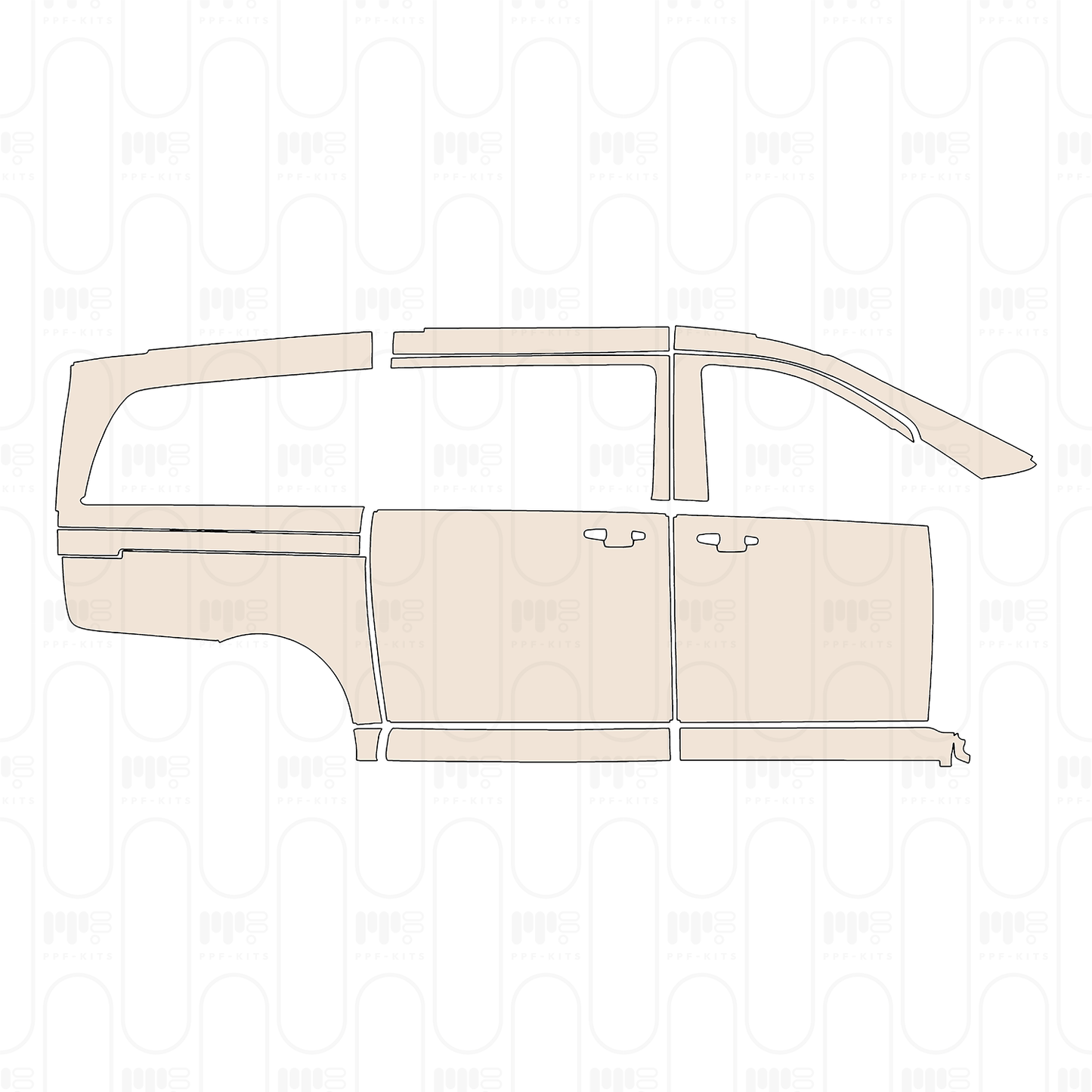 Voorgesneden PPF Mercedes-Benz Vito 2026
