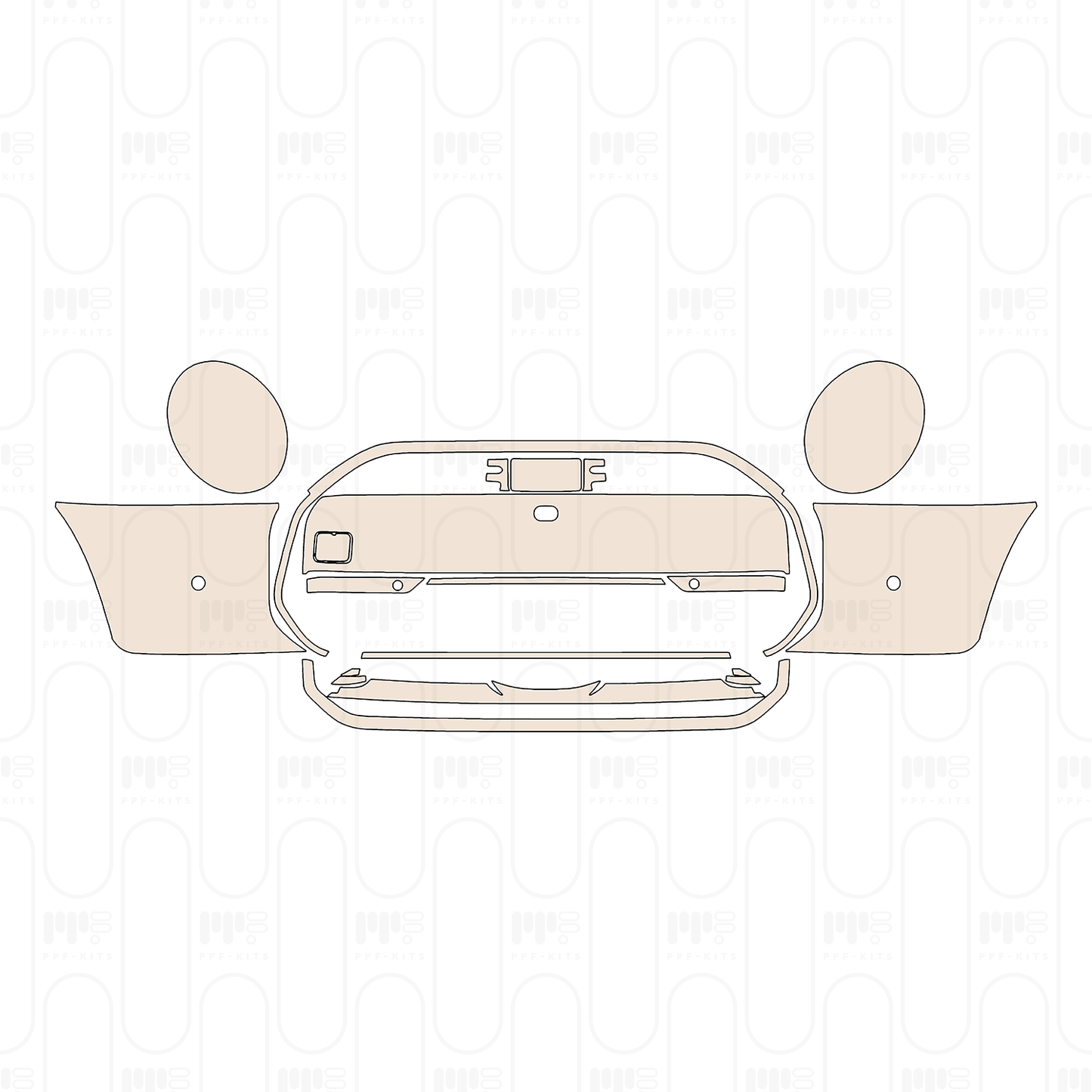 Voorgesneden PPF MINI Convertible Cooper S Base 2025