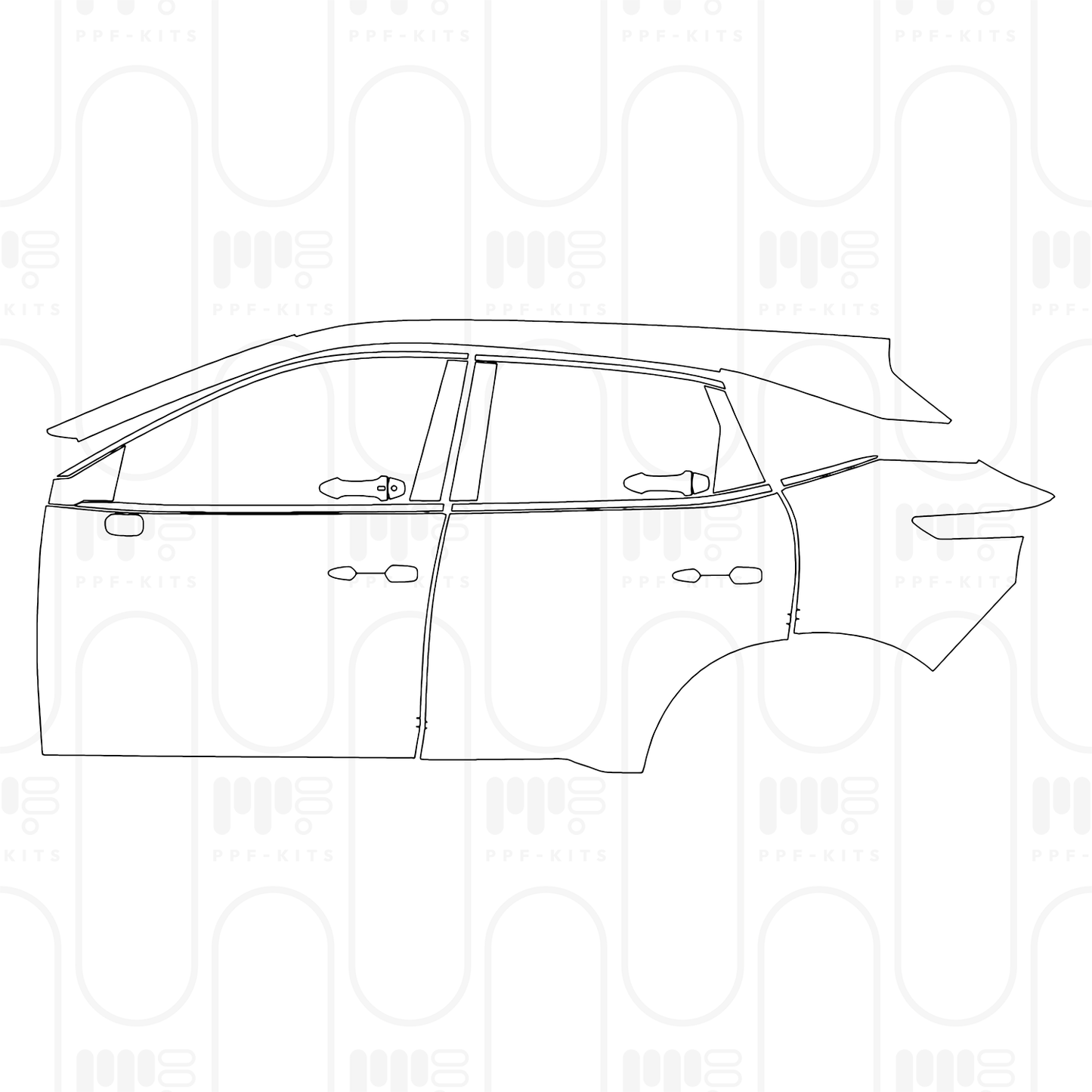 Voorgesneden PPF Nissan Qashqai (AU) N-Design 2026