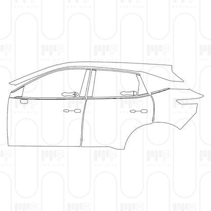 Voorgesneden PPF Nissan Qashqai (AU) N-Design 2026