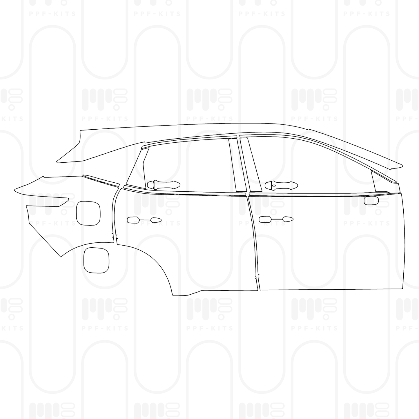 Voorgesneden PPF Nissan Qashqai (AU) N-Design 2026