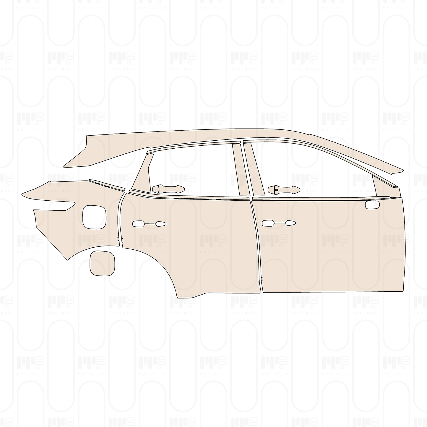 Voorgesneden PPF Nissan Qashqai (EU) Acenta Premium 2025