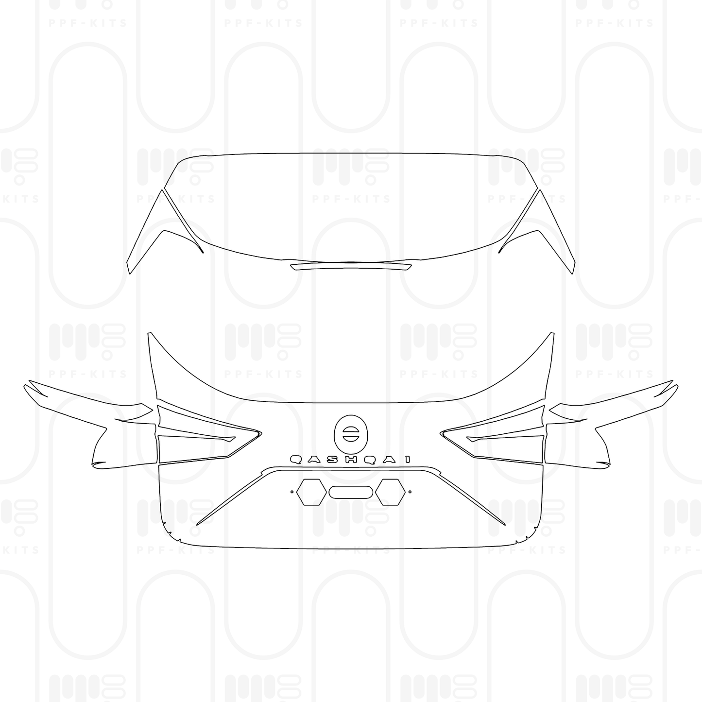 Voorgesneden PPF Nissan Qashqai (AU) N-Design 2026