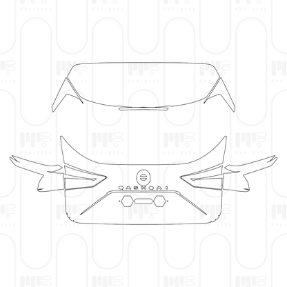 Voorgesneden PPF Nissan Qashqai (AU) N-Design 2026