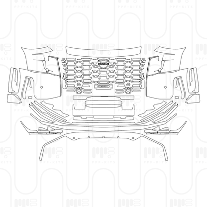 Voorgesneden PPF Nissan Armada (US) Nismo 2025