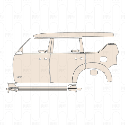 Voorgesneden PPF Nissan Armada (US) Nismo 2025