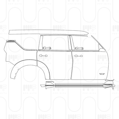 Voorgesneden PPF Nissan Armada (US) Nismo 2025