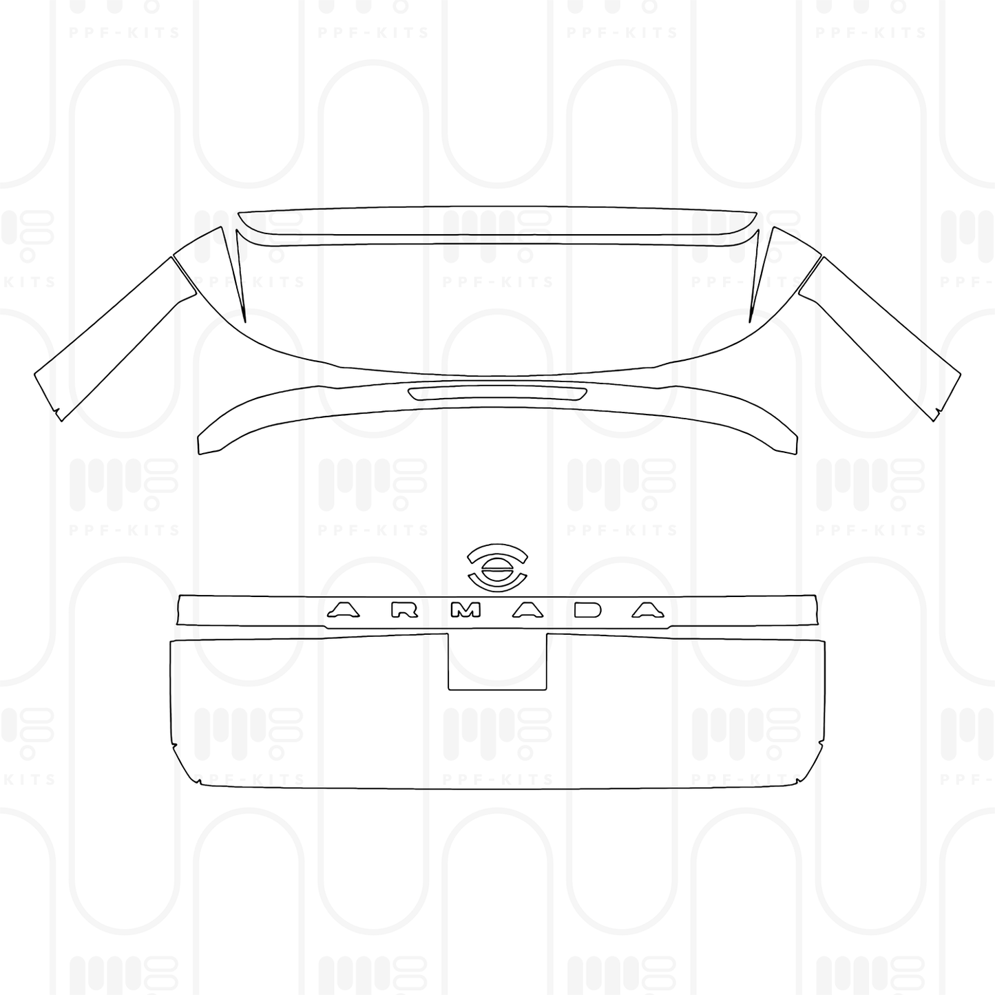 Voorgesneden PPF Nissan Armada (US) Nismo 2025
