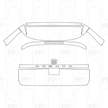Voorgesneden PPF Nissan Armada (US) Nismo 2025