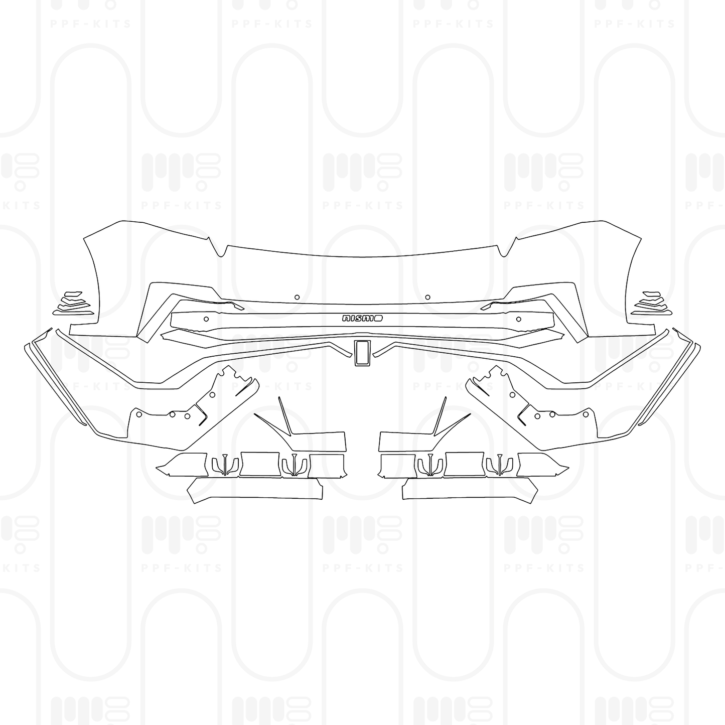 Voorgesneden PPF Nissan Armada (US) Nismo 2025