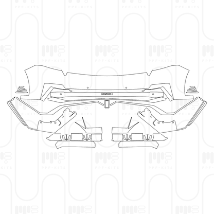 Voorgesneden PPF Nissan Armada (US) Nismo 2025