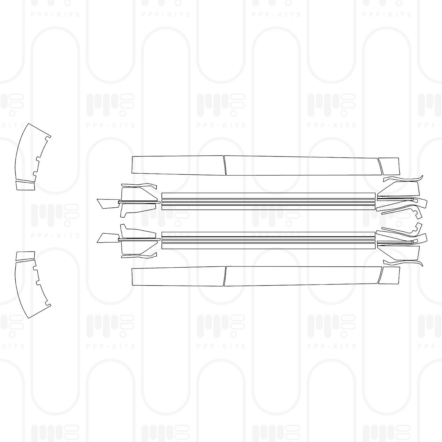 Voorgesneden PPF Nissan Armada (US) Nismo 2025
