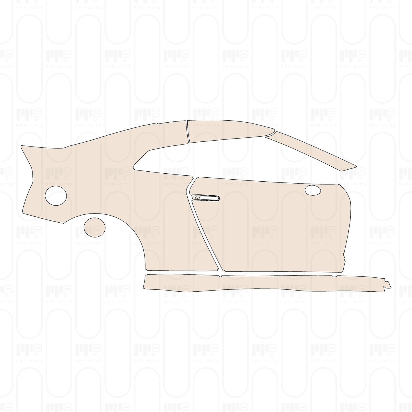 Voorgesneden PPF Nissan GT-R Base 2025