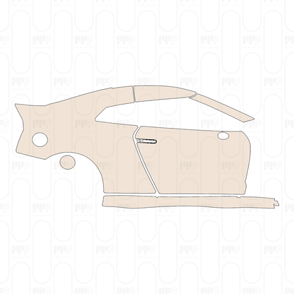 Voorgesneden PPF Nissan GT-R Base 2025